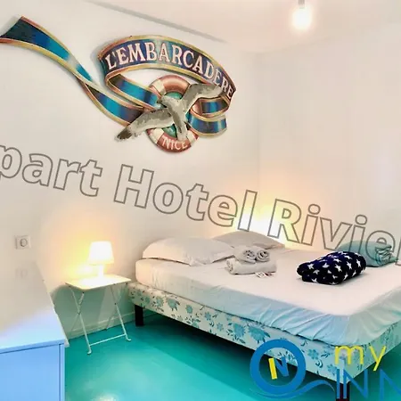 アパート Riviera - Sea View - Amazing Large 3 Bedrooms With Sea View Ac - Old Town- Promenade Des ニース