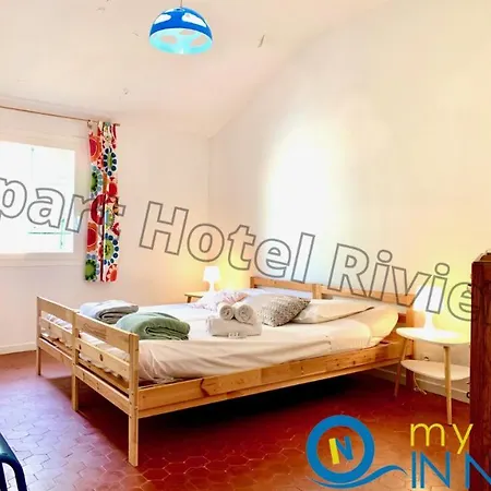 Riviera - Sea View - Amazing Large 3 Bedrooms With Sea View Ac - Old Town- Promenade Des