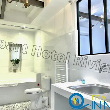 アパート Riviera - Sea View - Amazing Large 3 Bedrooms With Sea View Ac - Old Town- Promenade Des 4*